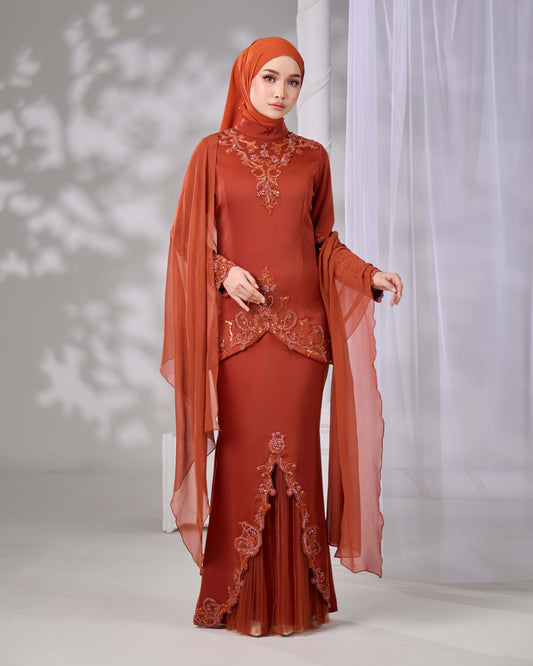 JASMIN KURUNG (BURNT ORANGE)