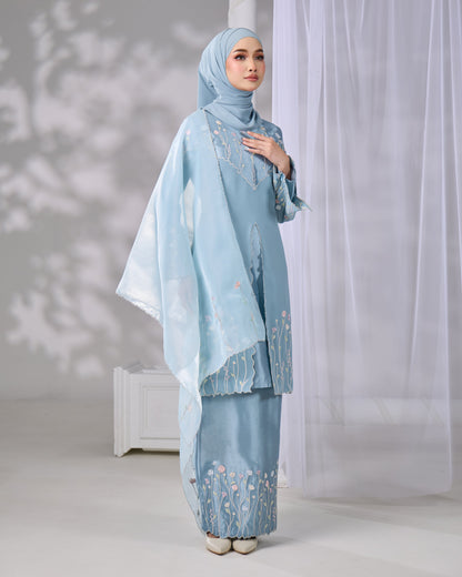 MINOR DEFECT TISYA KURUNG (MISTY BLUE)