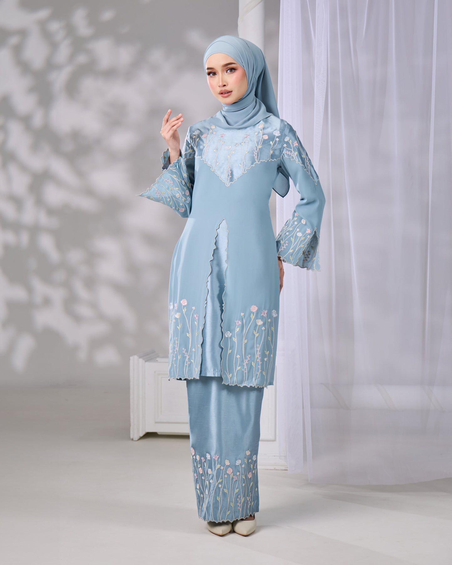 MINOR DEFECT TISYA KURUNG (MISTY BLUE)