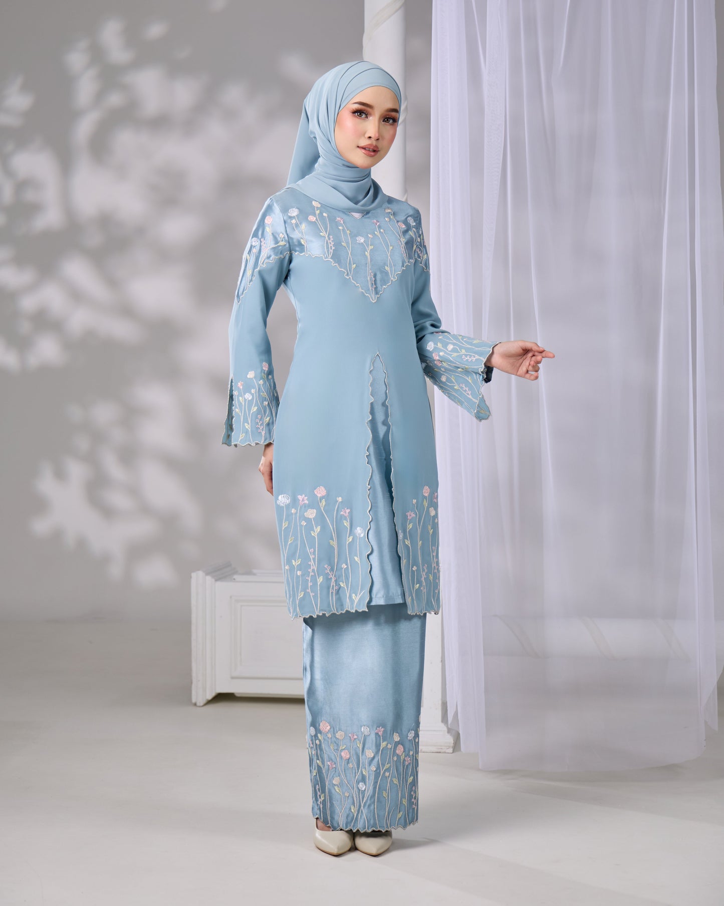MINOR DEFECT TISYA KURUNG (MISTY BLUE)