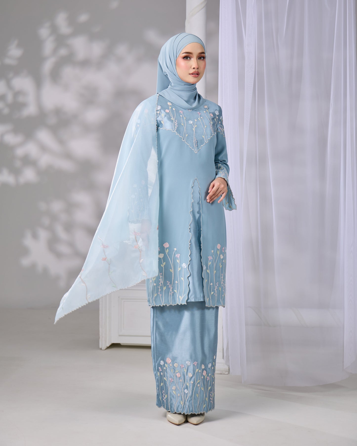MINOR DEFECT TISYA KURUNG (MISTY BLUE)