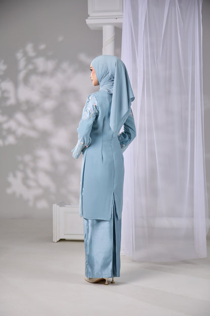 MINOR DEFECT TISYA KURUNG (MISTY BLUE)