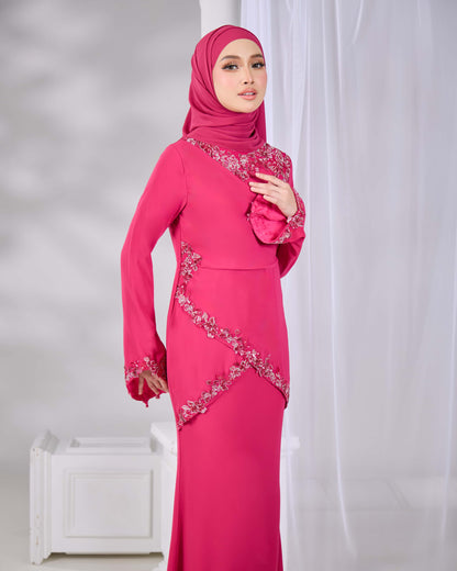 RAISSA DRESS (FUCHSIA)