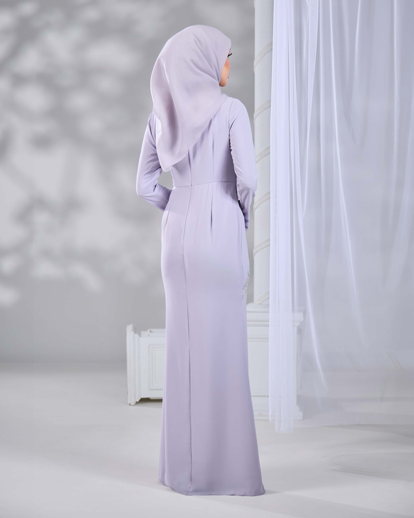 RAISSA DRESS (MAUVE)