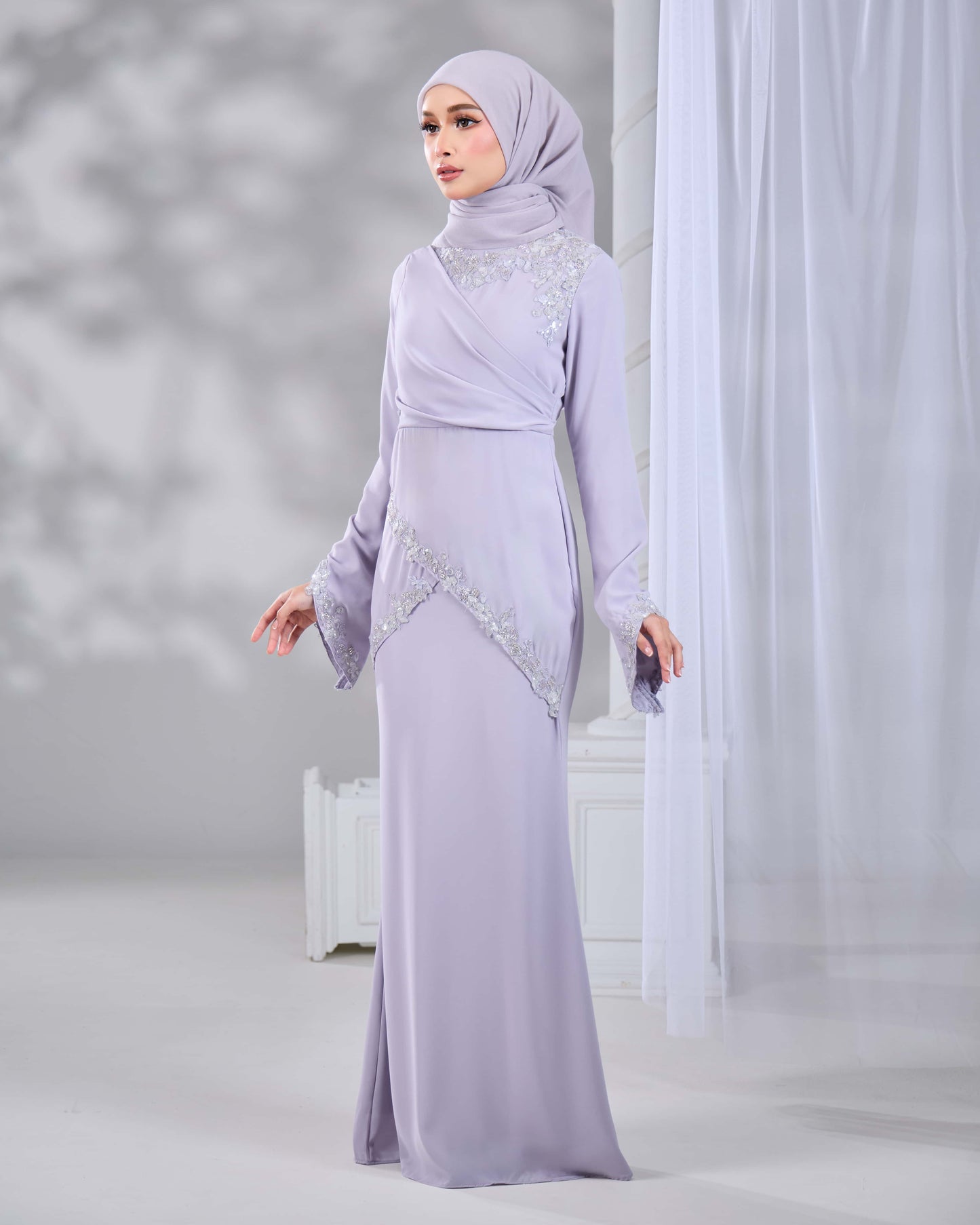 RAISSA DRESS (MAUVE)