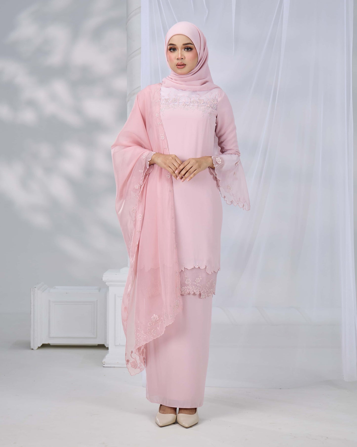 EVARIS KURUNG (DUSTY PINK)