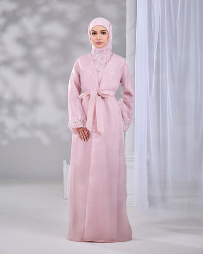 MALIKA ABAYA PETITE (DUSTY PINK)