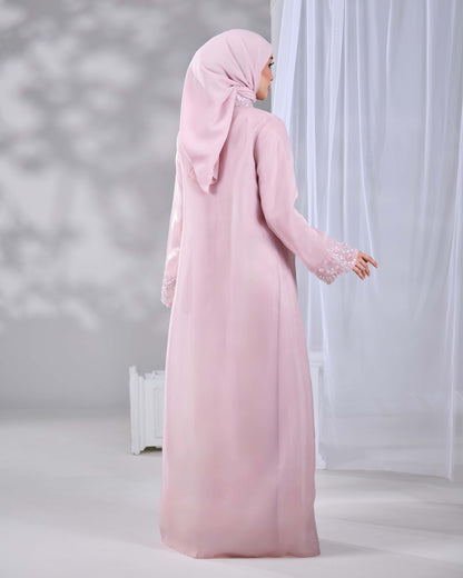 MALIKA ABAYA PETITE (DUSTY PINK)