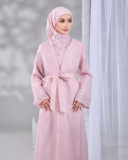 MALIKA ABAYA PETITE (DUSTY PINK)