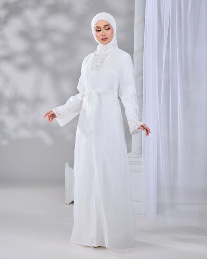 MALIKA ABAYA TALL (OFF WHITE)