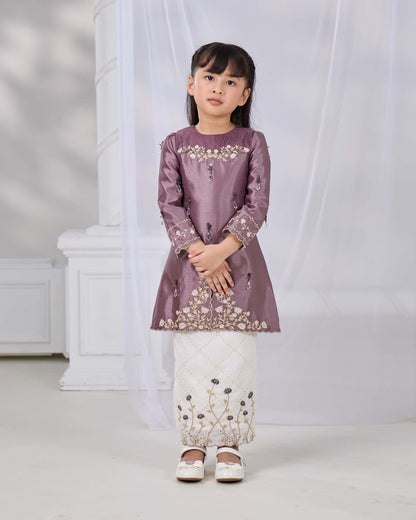 NADRA KURUNG KIDS (DARK MAUVE)