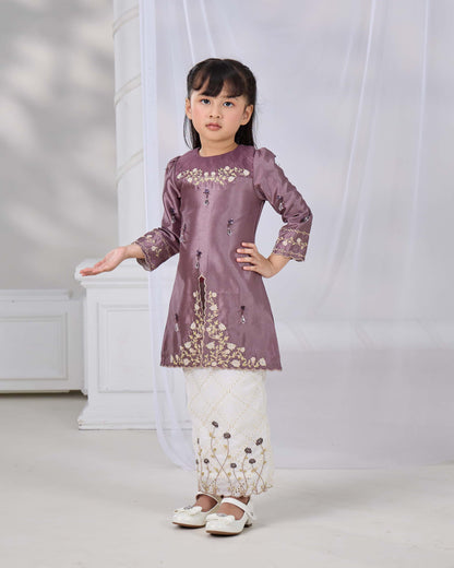 NADRA KURUNG KIDS (DARK MAUVE)