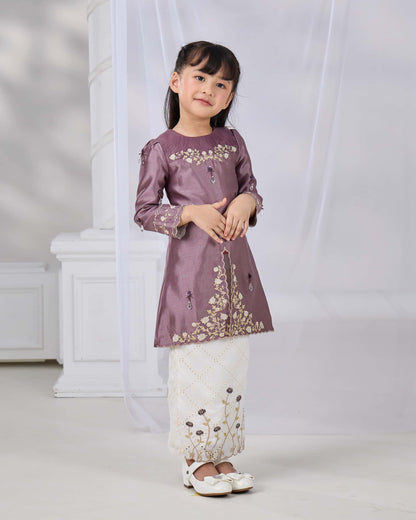 NADRA KURUNG KIDS (DARK MAUVE)