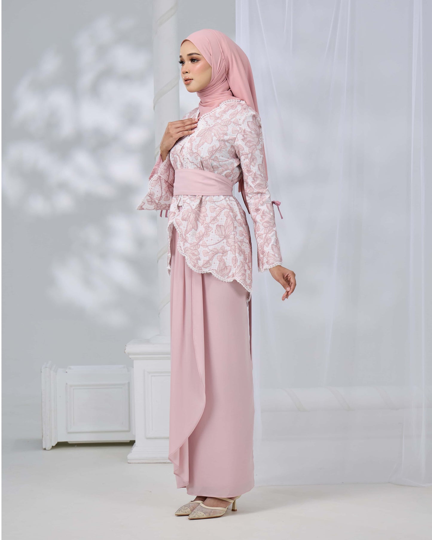 MINOR DEFECT EVELIA KURUNG (DUSTY PINK)