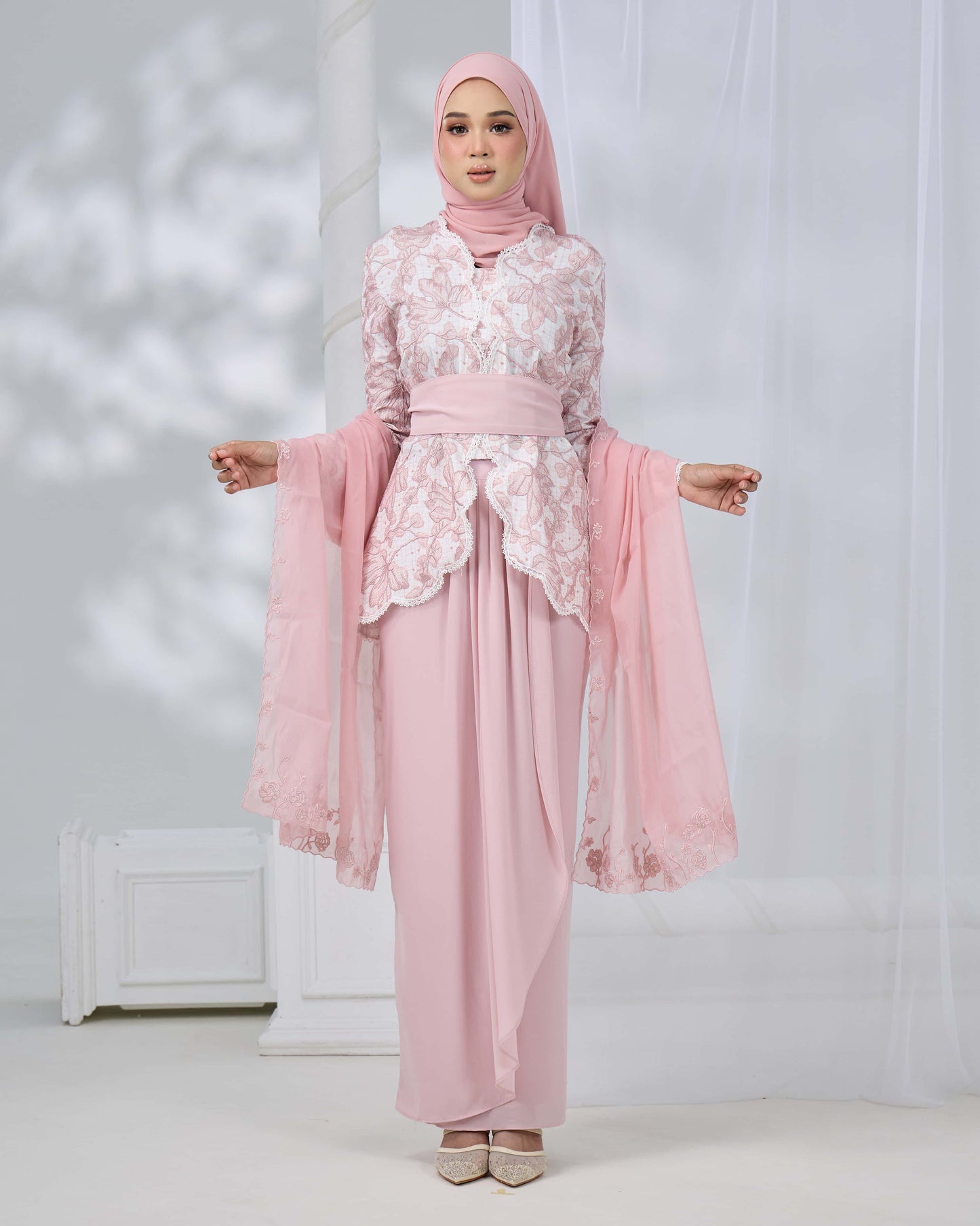 MINOR DEFECT EVELIA KURUNG (DUSTY PINK)