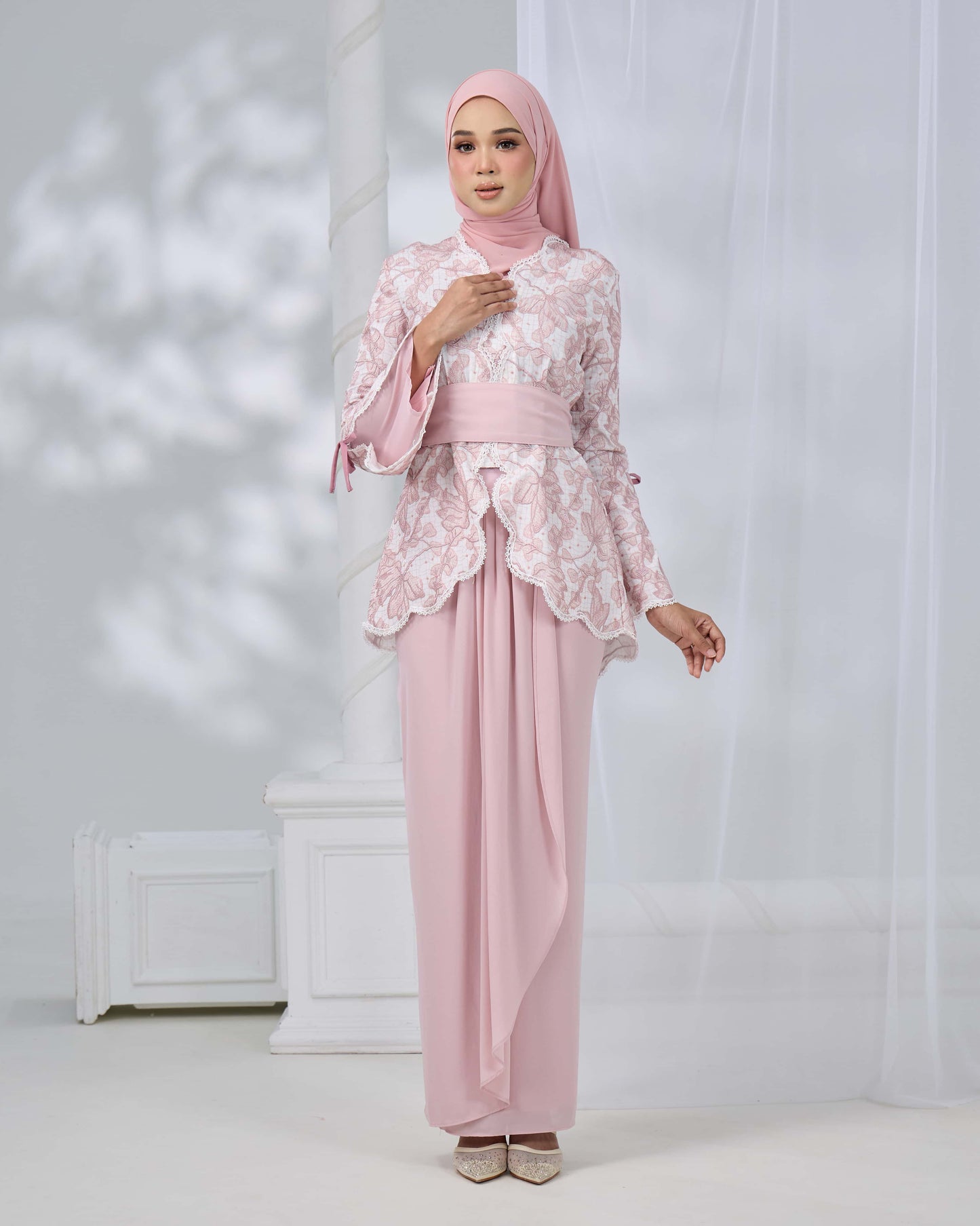 MINOR DEFECT EVELIA KURUNG (DUSTY PINK)