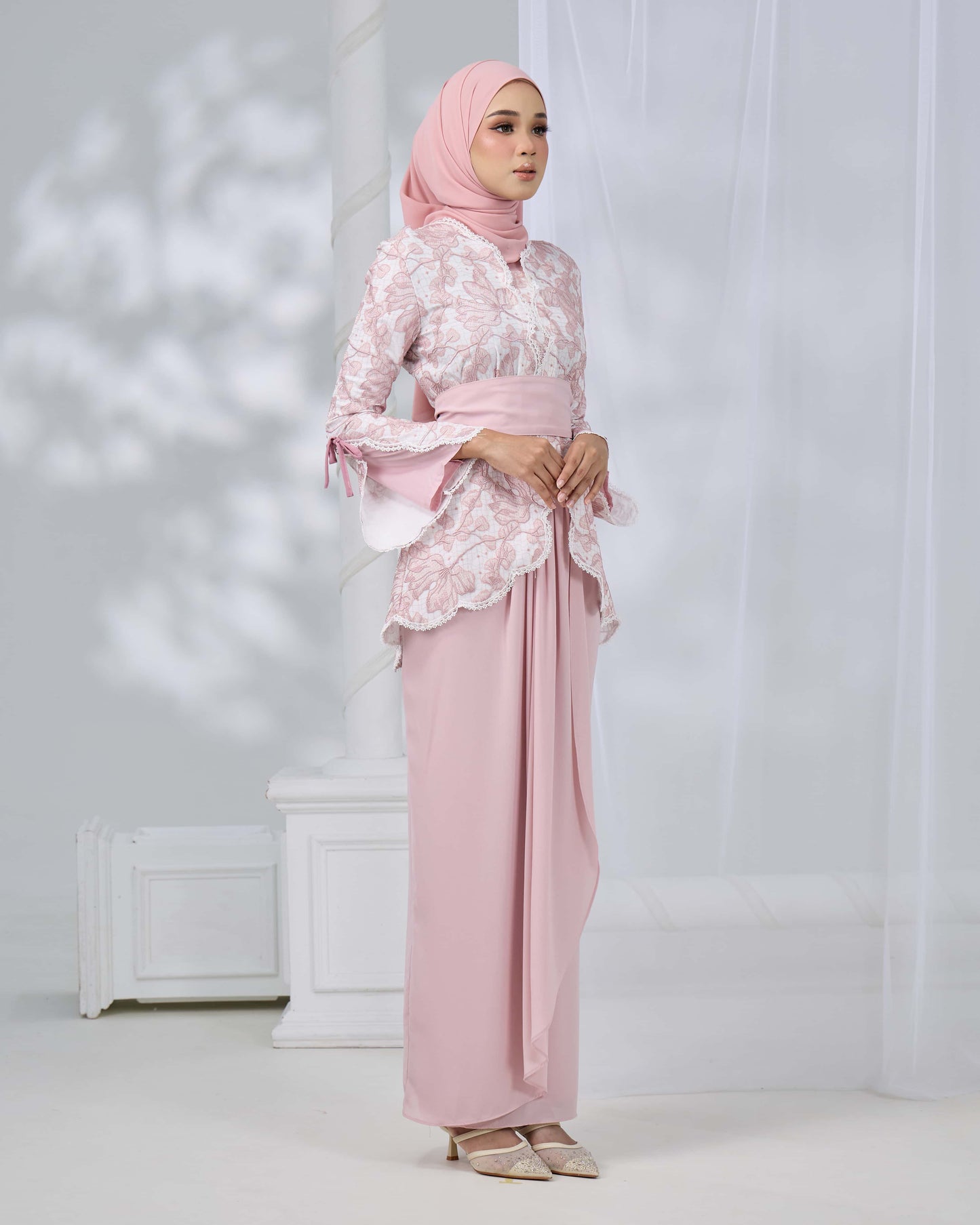 MINOR DEFECT EVELIA KURUNG (DUSTY PINK)
