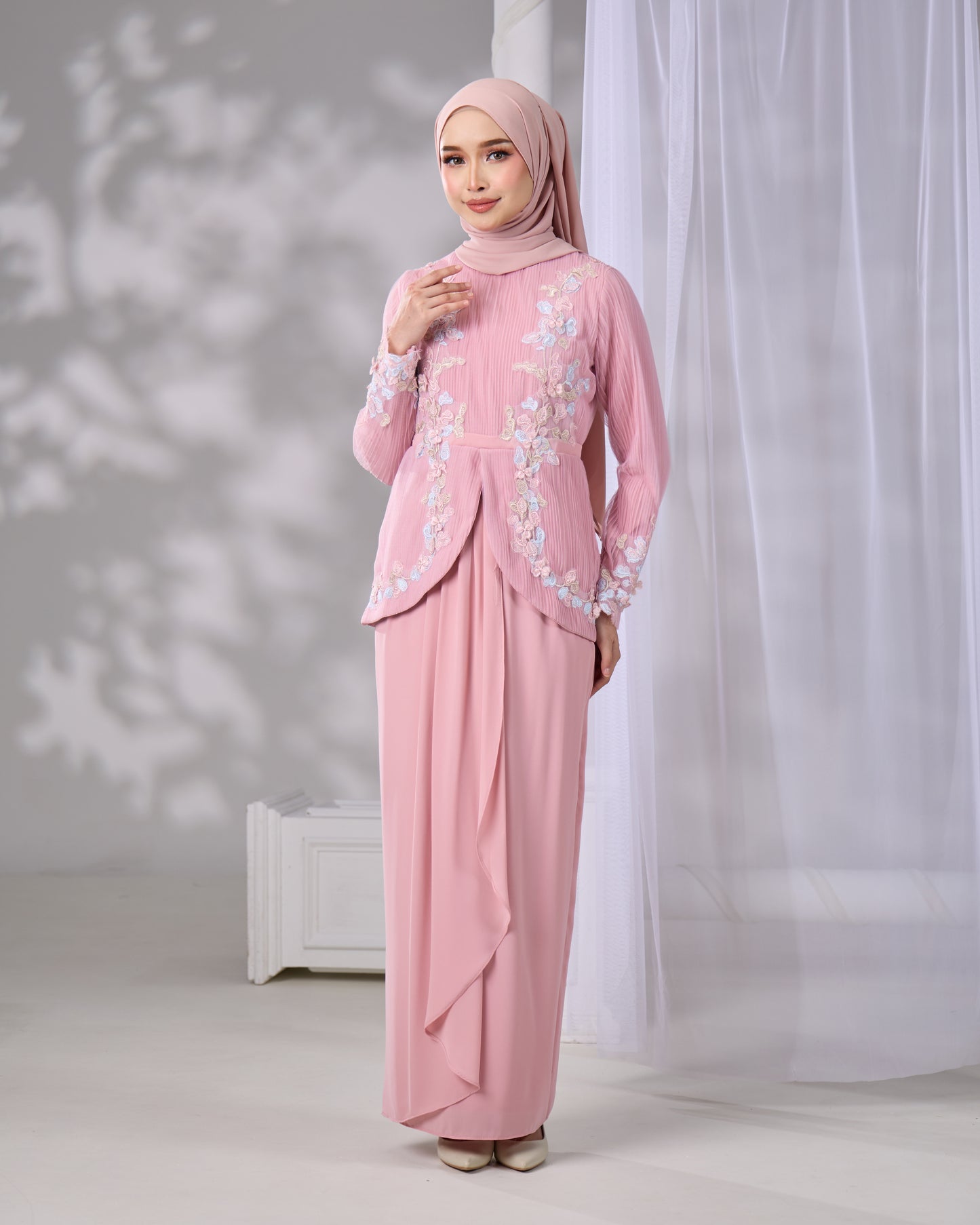 THARA MINI KURUNG (DUSTY PINK)