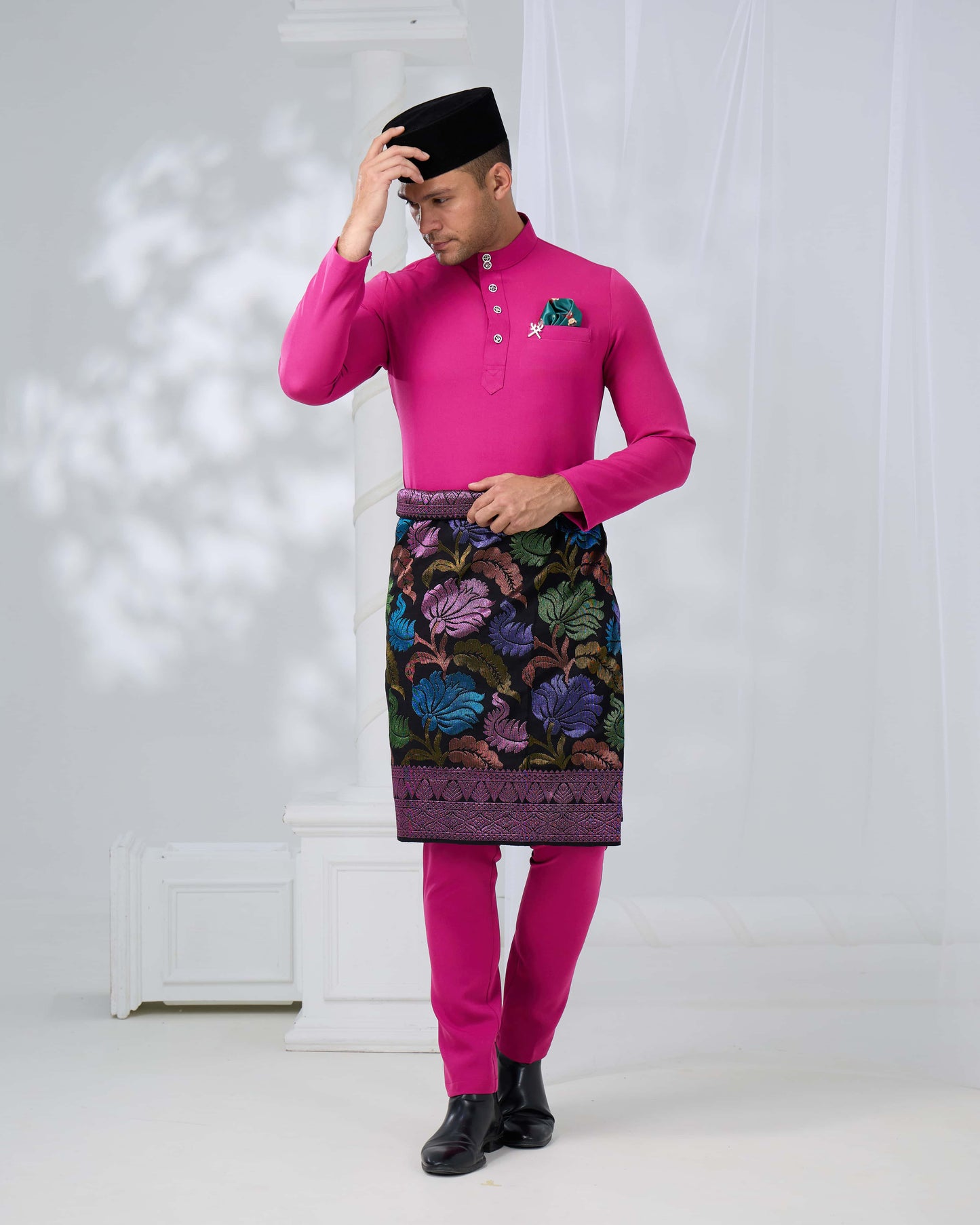 SOULTAN BAJU MELAYU (DARK FUCHSIA)