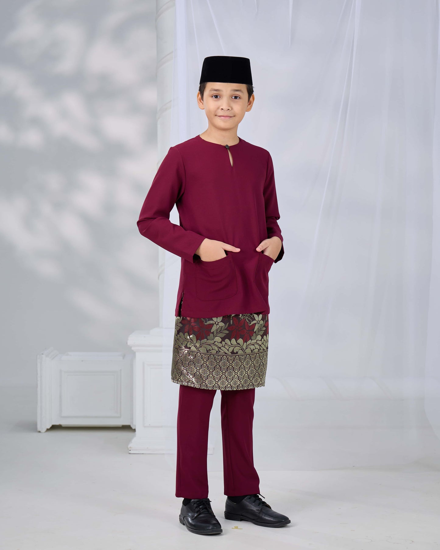 ARJUNA TELUK BELANGA KIDS (BURGUNDY)