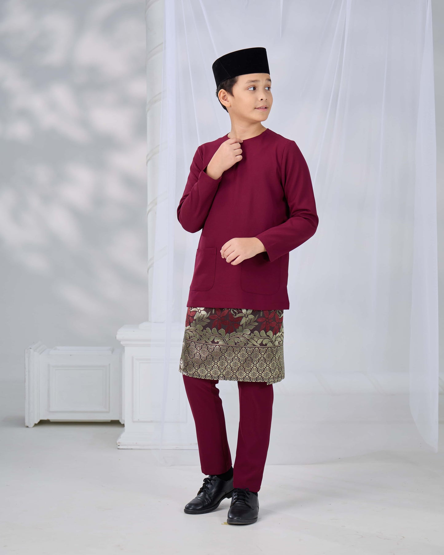 ARJUNA TELUK BELANGA KIDS (BURGUNDY)