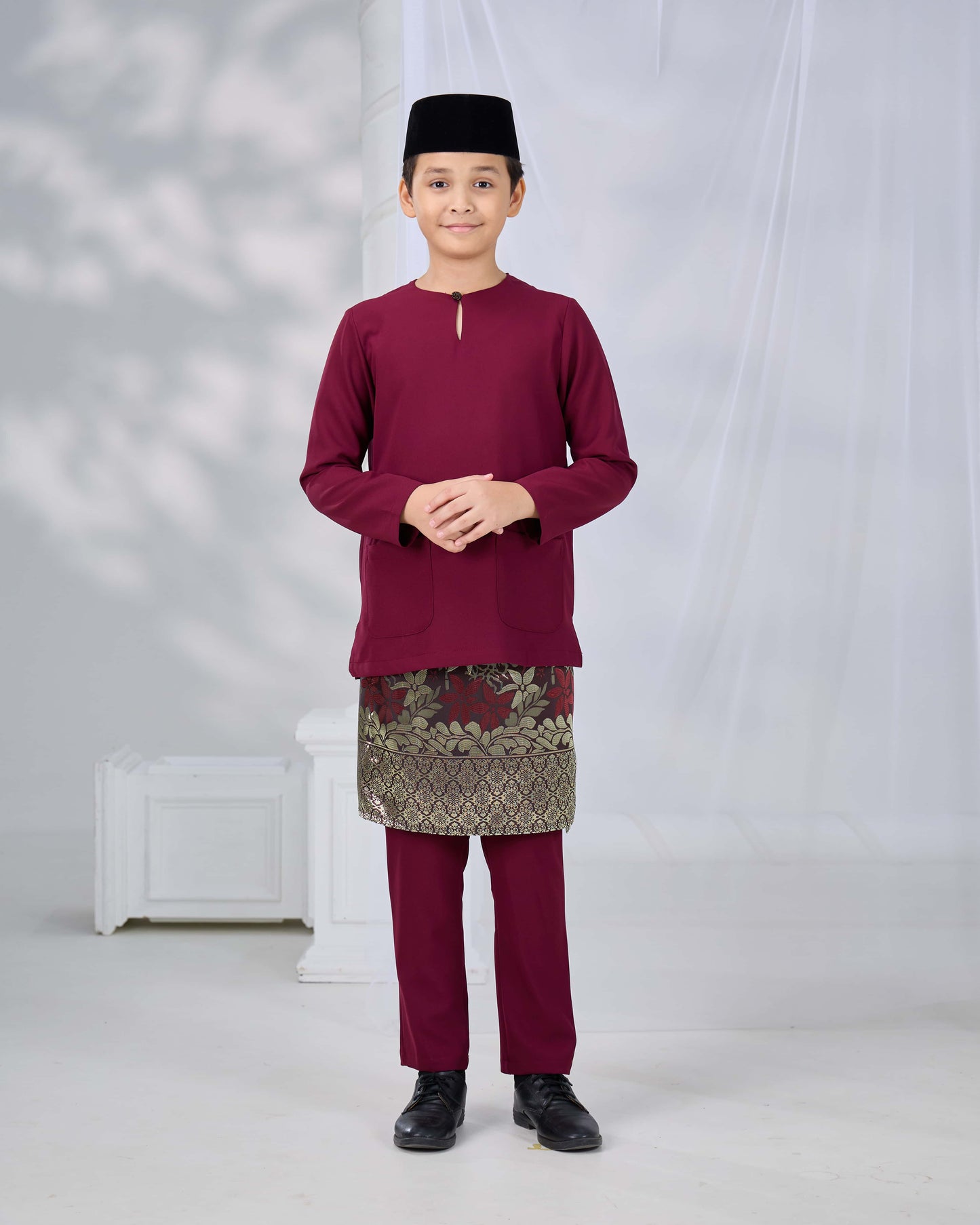 ARJUNA TELUK BELANGA KIDS (BURGUNDY)