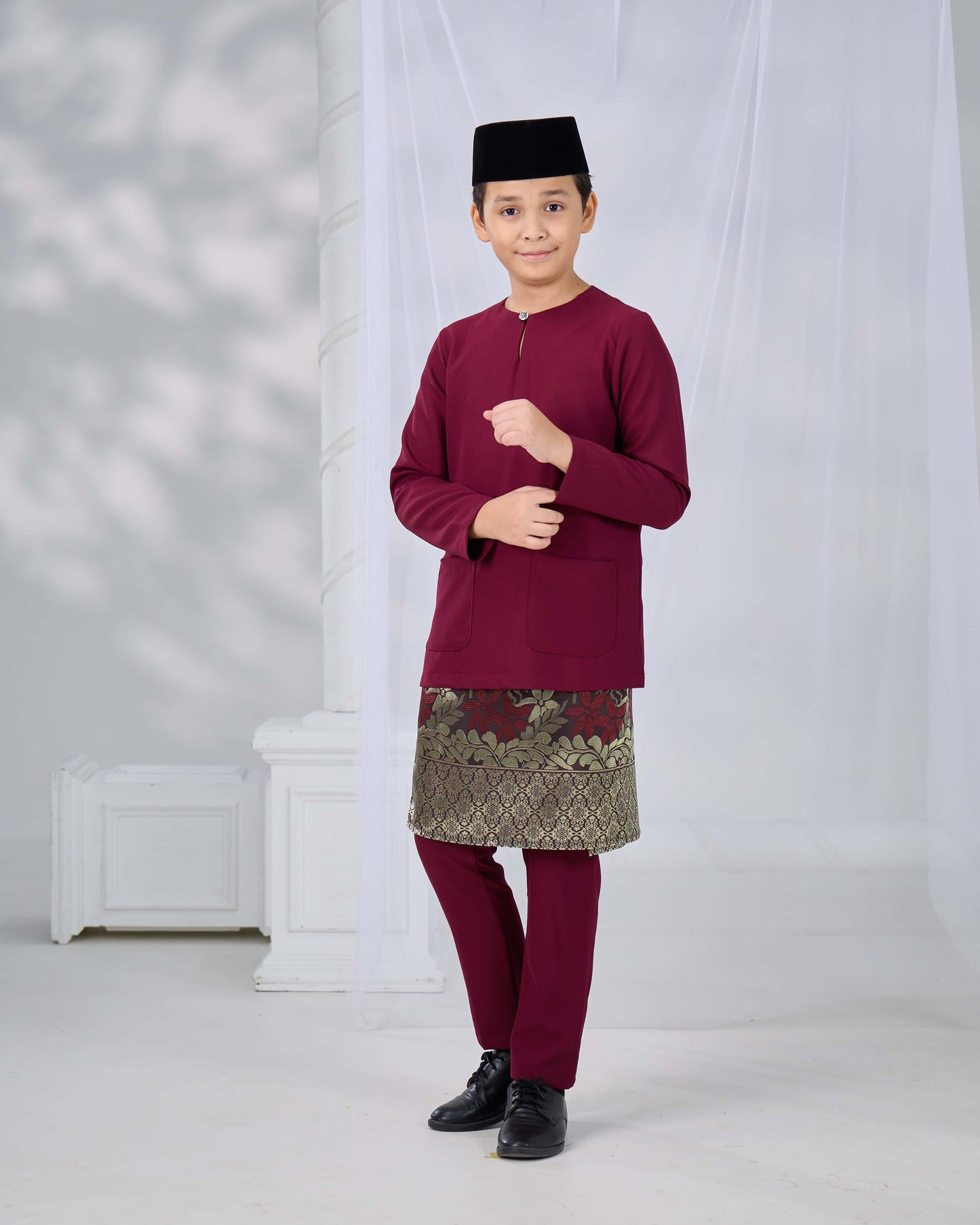 ARJUNA TELUK BELANGA KIDS (BURGUNDY)