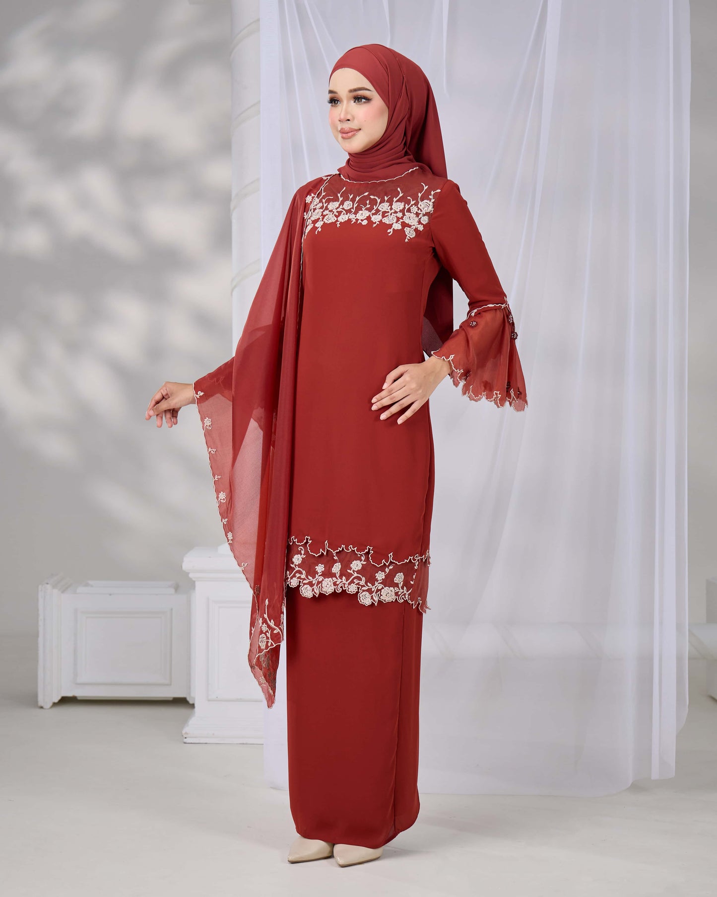 EVARIS KURUNG (BRICK ORANGE)