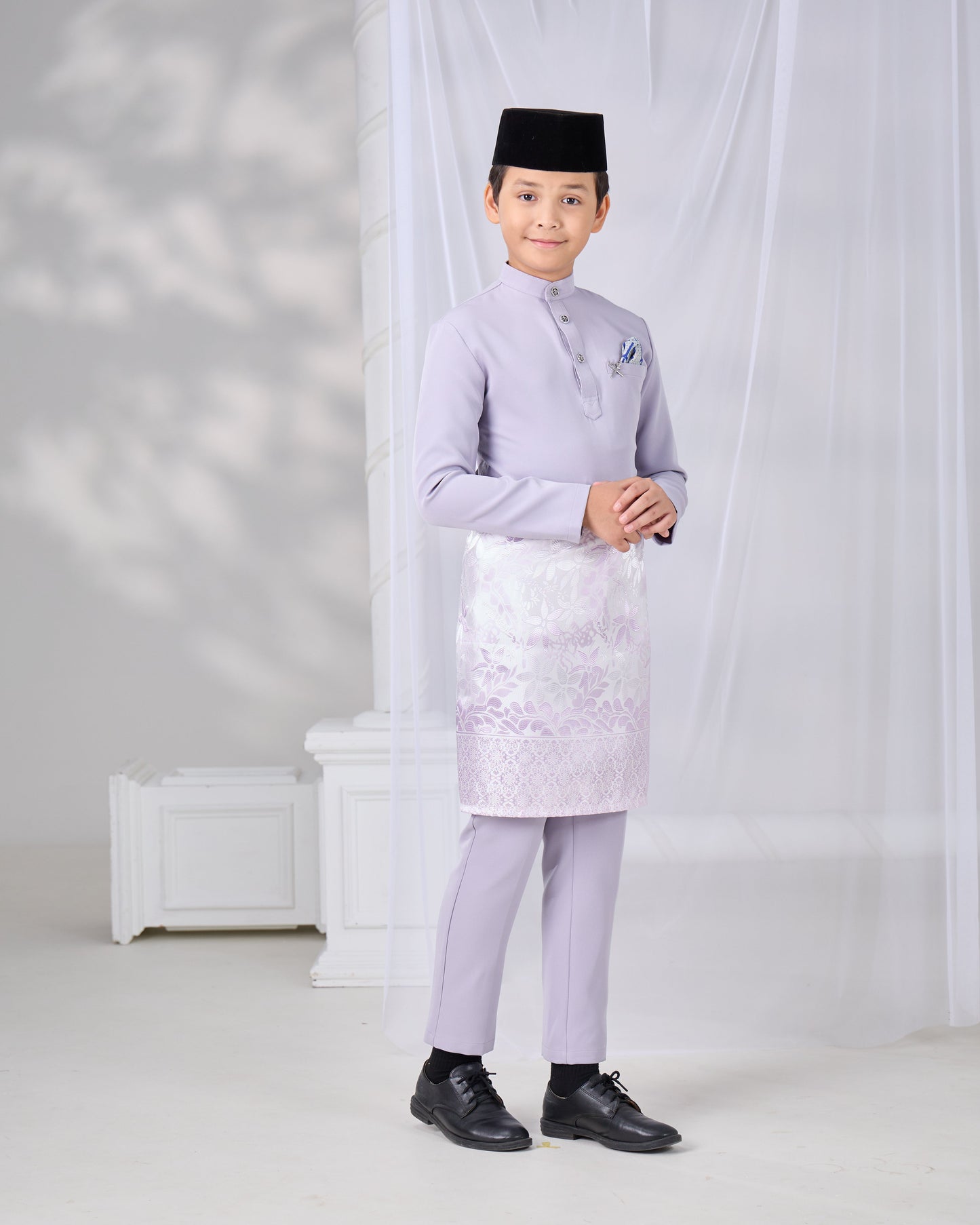 MINOR DEFECT SOULTAN BAJU MELAYU FOR KIDS (MAUVE)