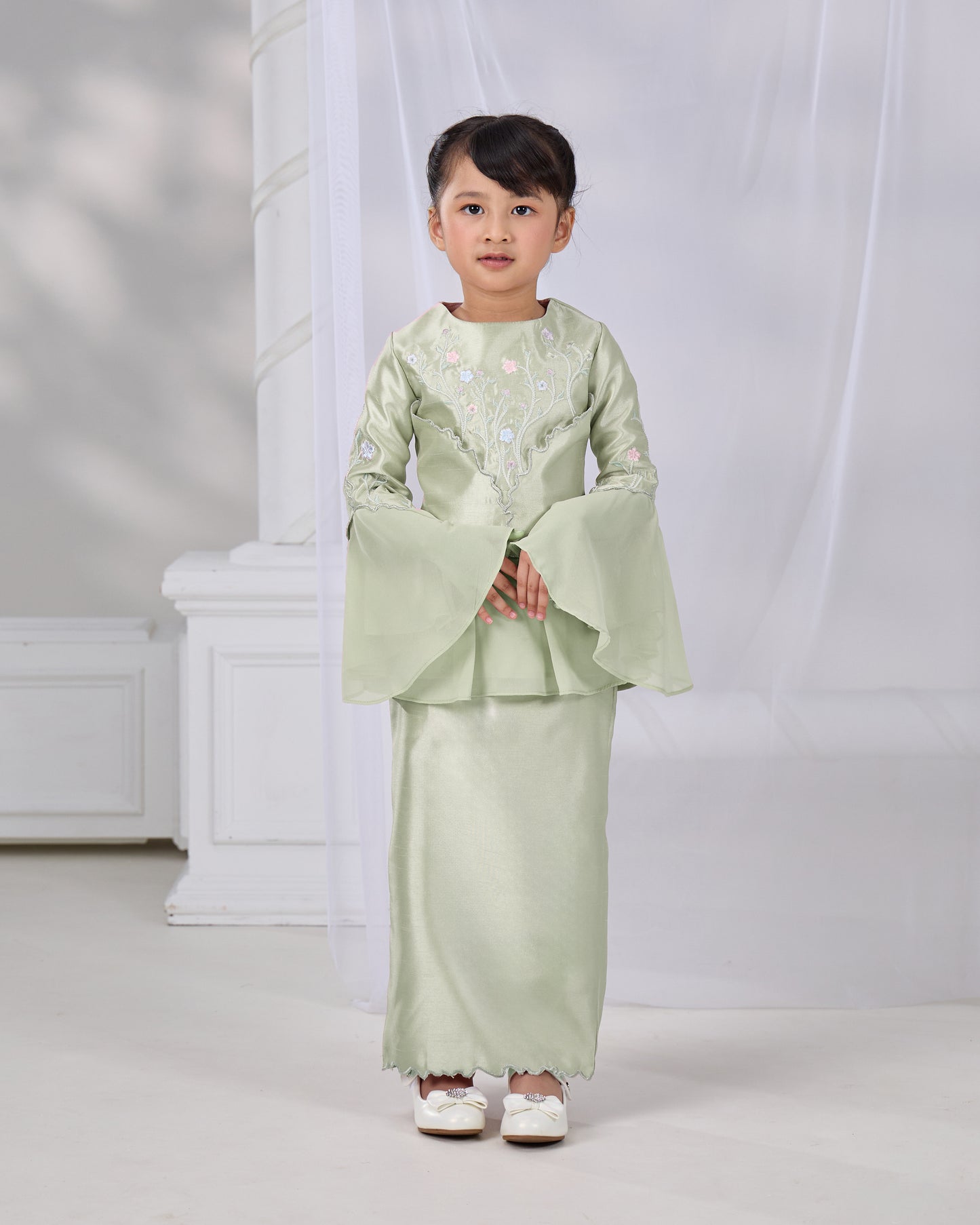 RINAE KURUNG KIDS (GREEN TEA)