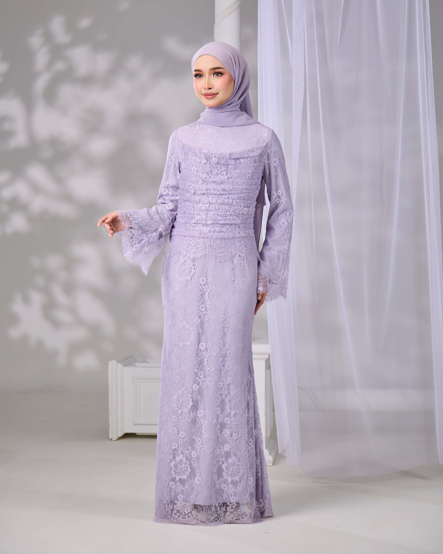 IVANNA DRESS (MAUVE)