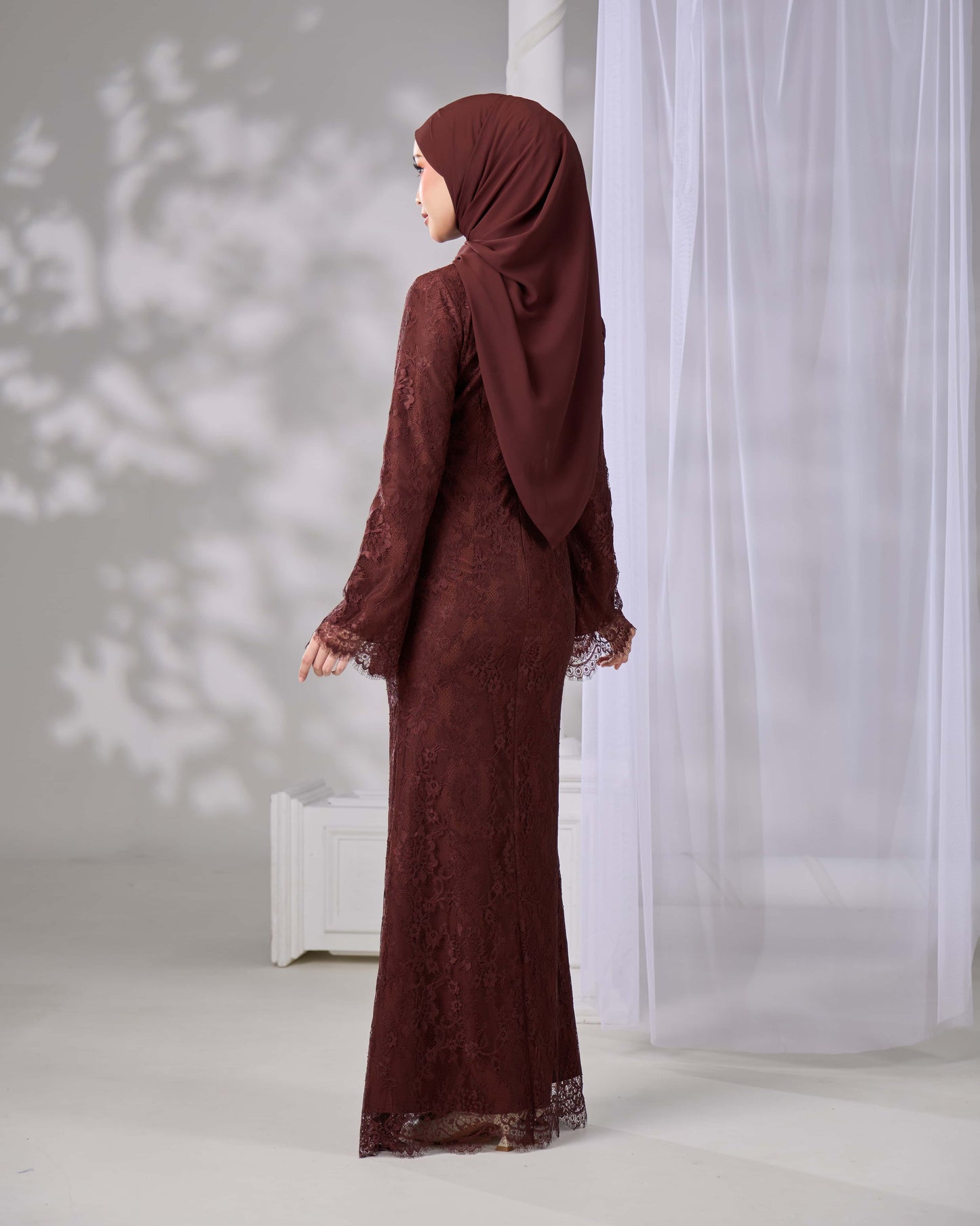 IVANNA DRESS (RICH BROWN)