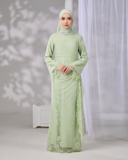 MIRANA DRESS (GREEN TEA)