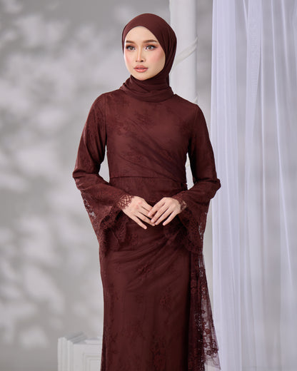 MIRANA DRESS (RICH BROWN)