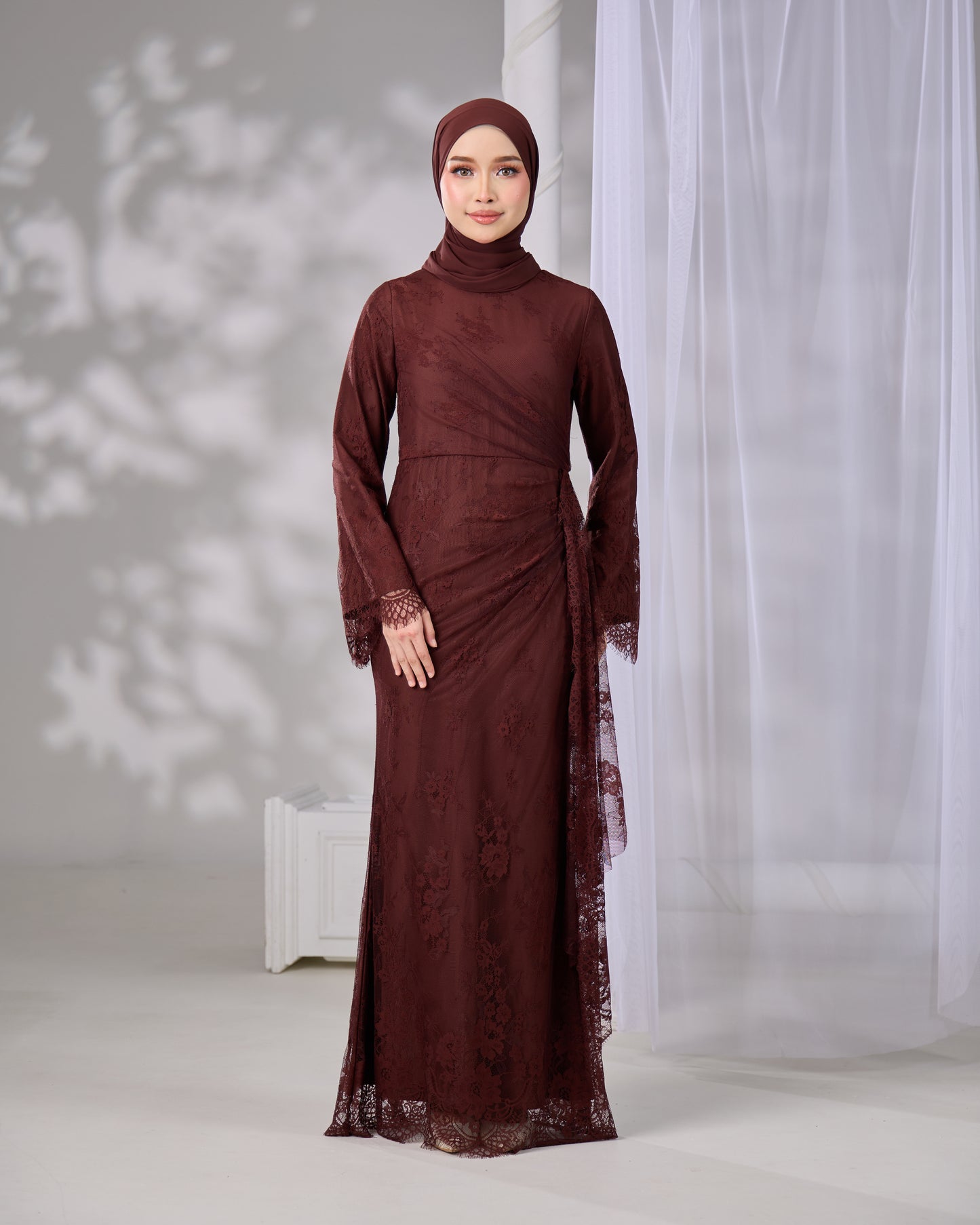 MIRANA DRESS (RICH BROWN)