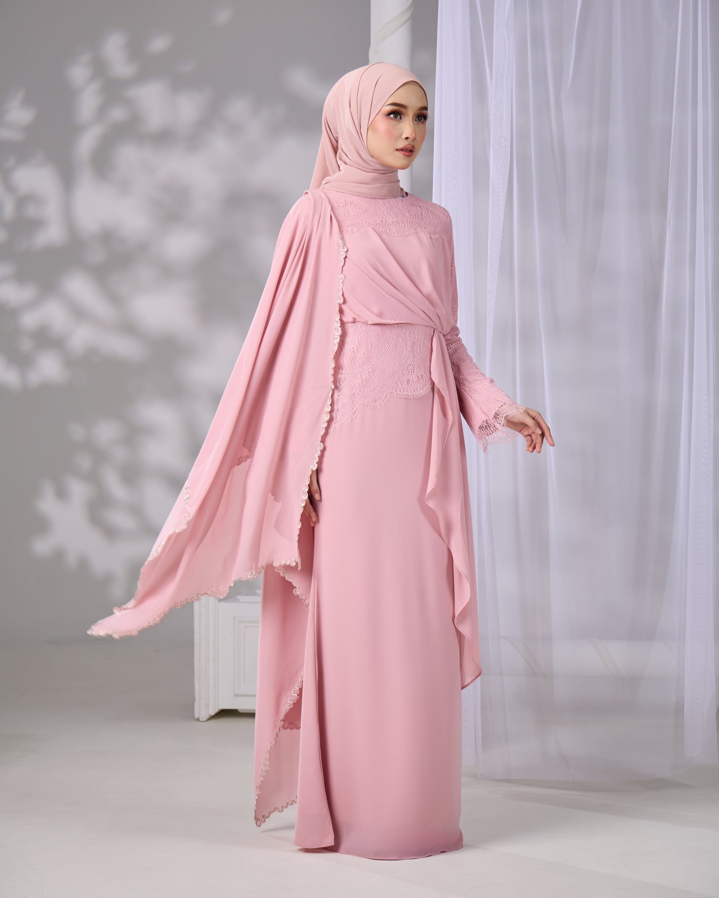 AZELINA DRESS (DUSTY PINK)