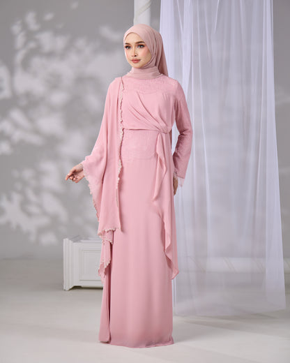 AZELINA DRESS (DUSTY PINK)