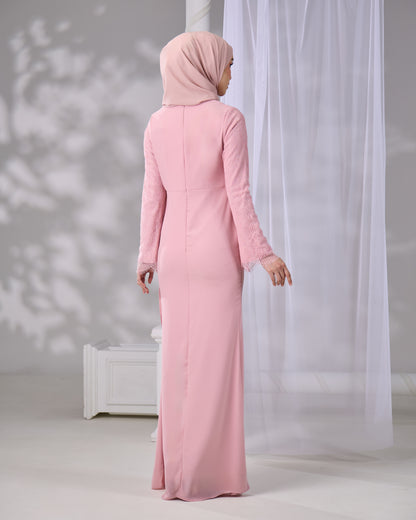 AZELINA DRESS (DUSTY PINK)