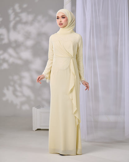 AZELINA DRESS (LIGHT YELLOW)