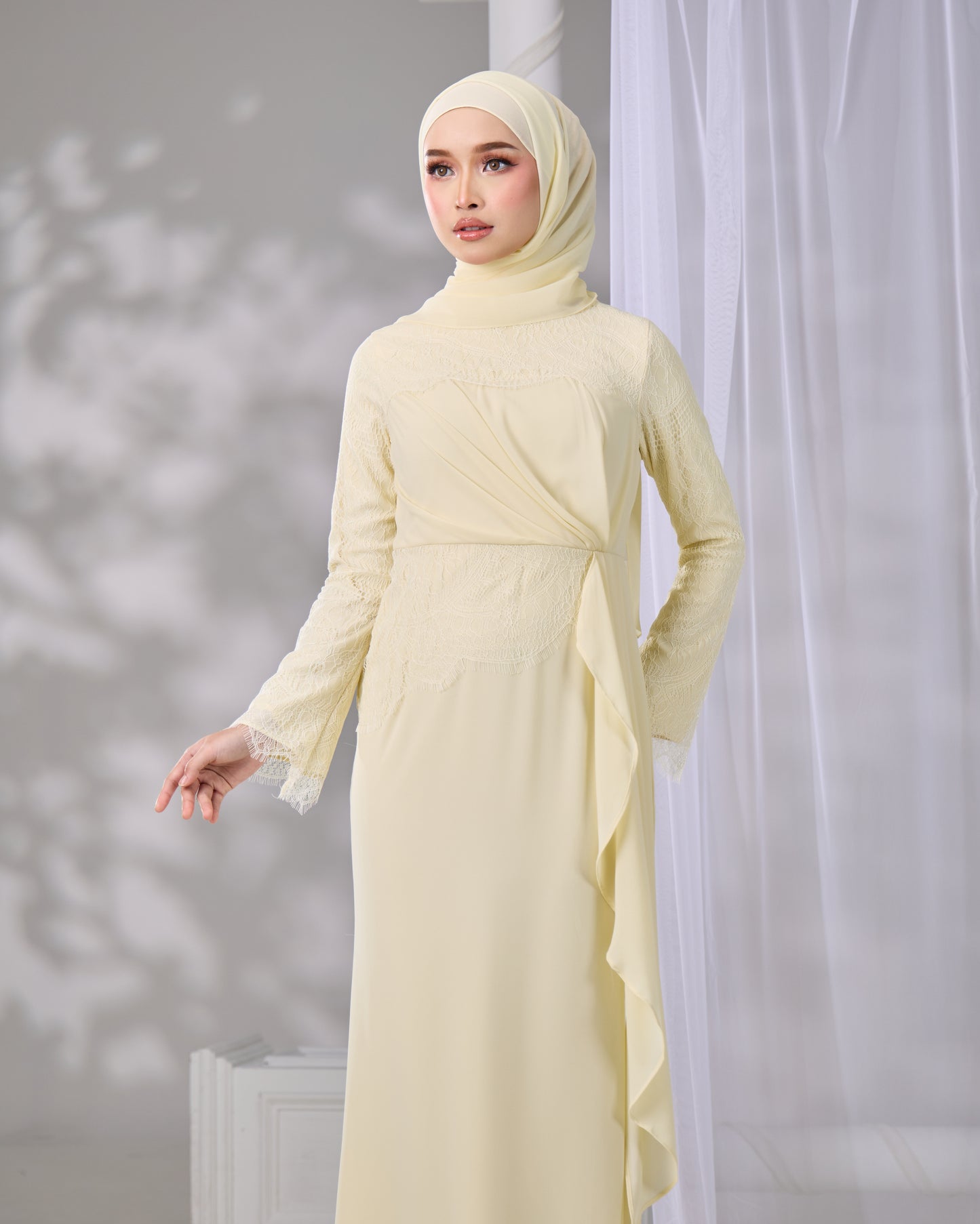 AZELINA DRESS (LIGHT YELLOW)