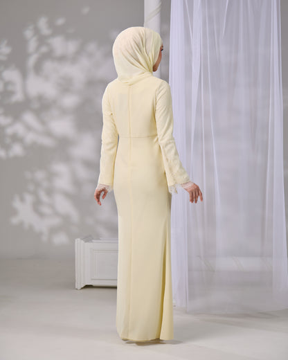 AZELINA DRESS (LIGHT YELLOW)