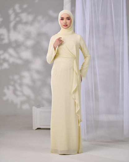 AZELINA DRESS (LIGHT YELLOW)