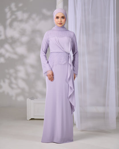 AZELINA DRESS (MAUVE)