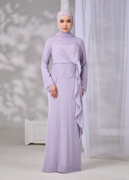 AZELINA DRESS (MAUVE)