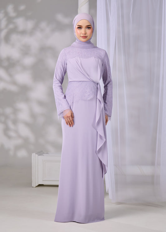 AZELINA DRESS (MAUVE)