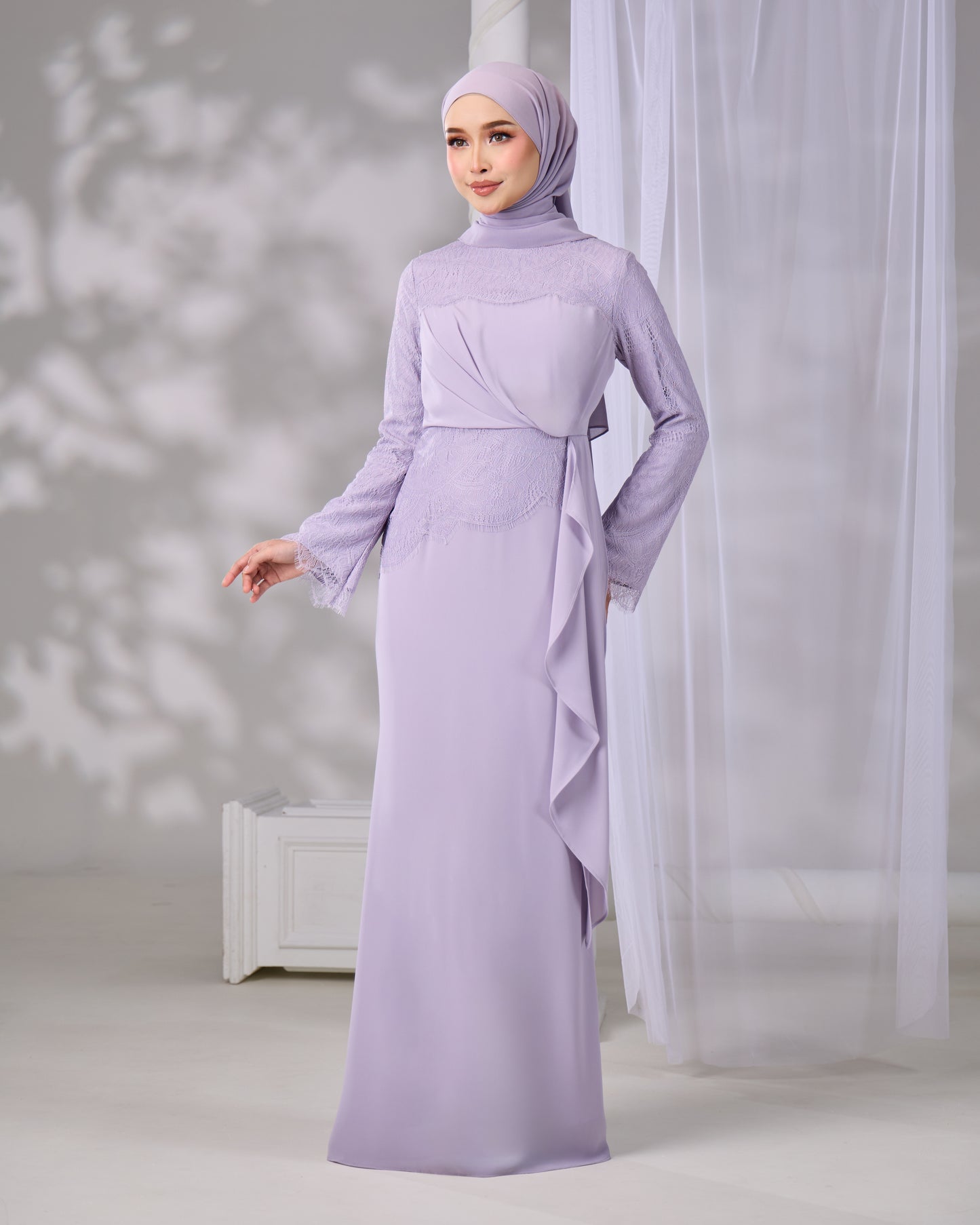 AZELINA DRESS (MAUVE)