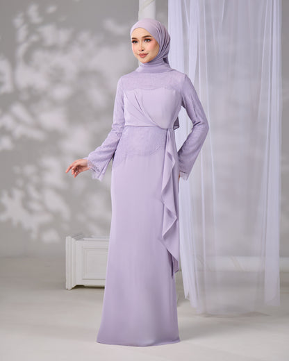 AZELINA DRESS (MAUVE)