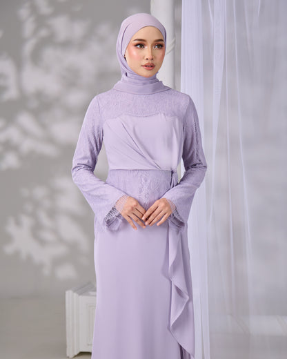 AZELINA DRESS (MAUVE)