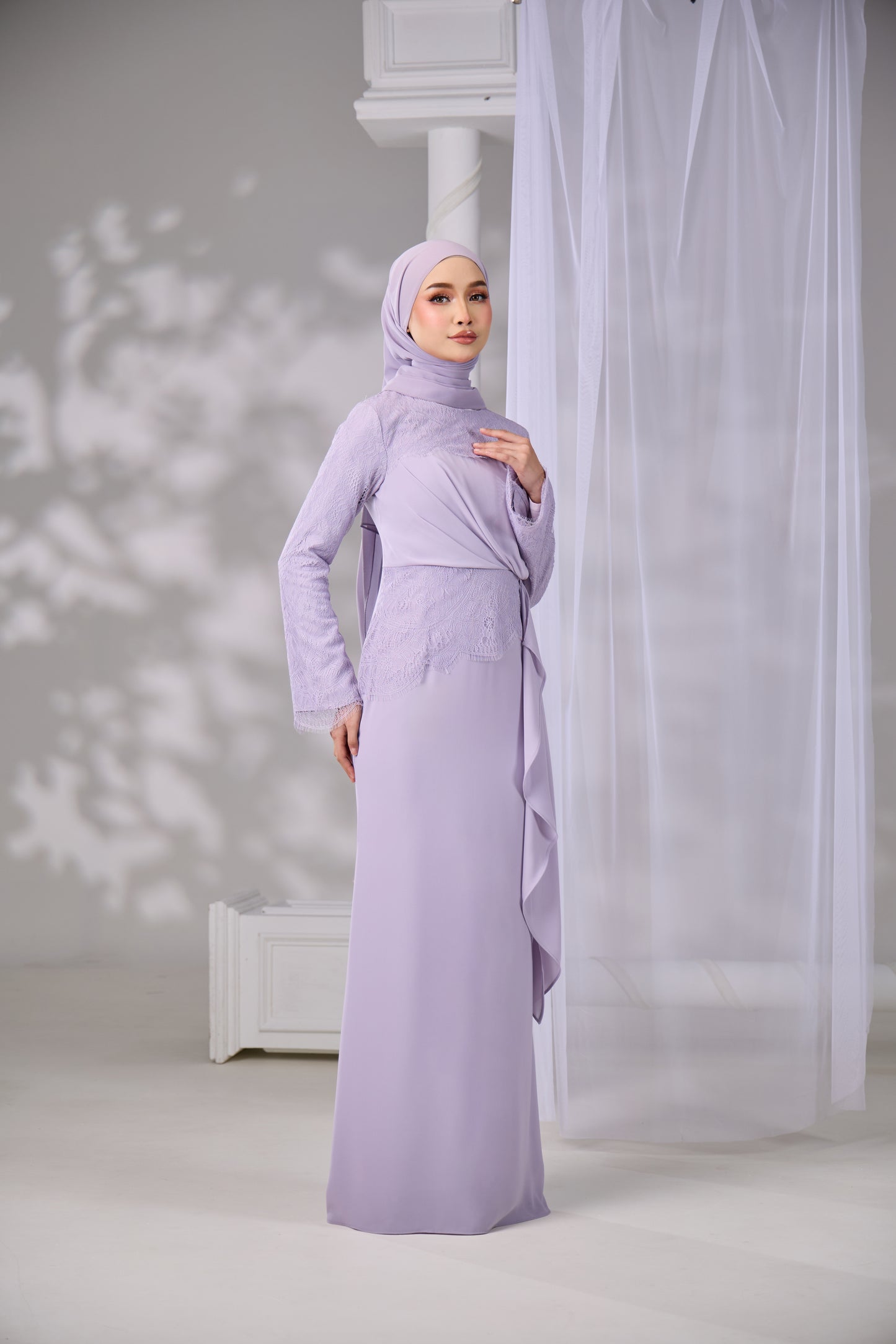 AZELINA DRESS (MAUVE)