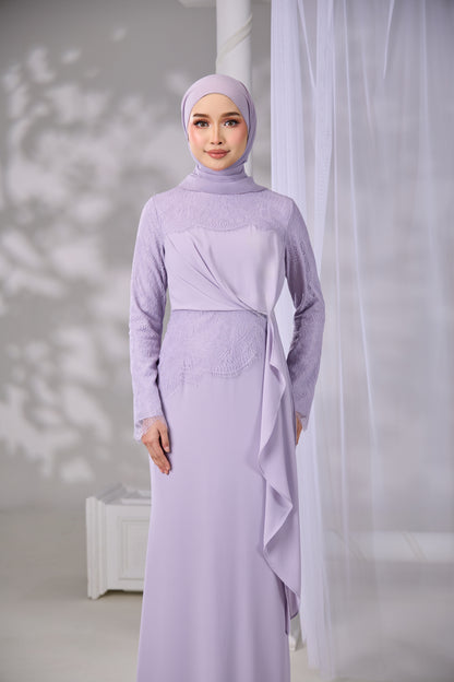 AZELINA DRESS (MAUVE)